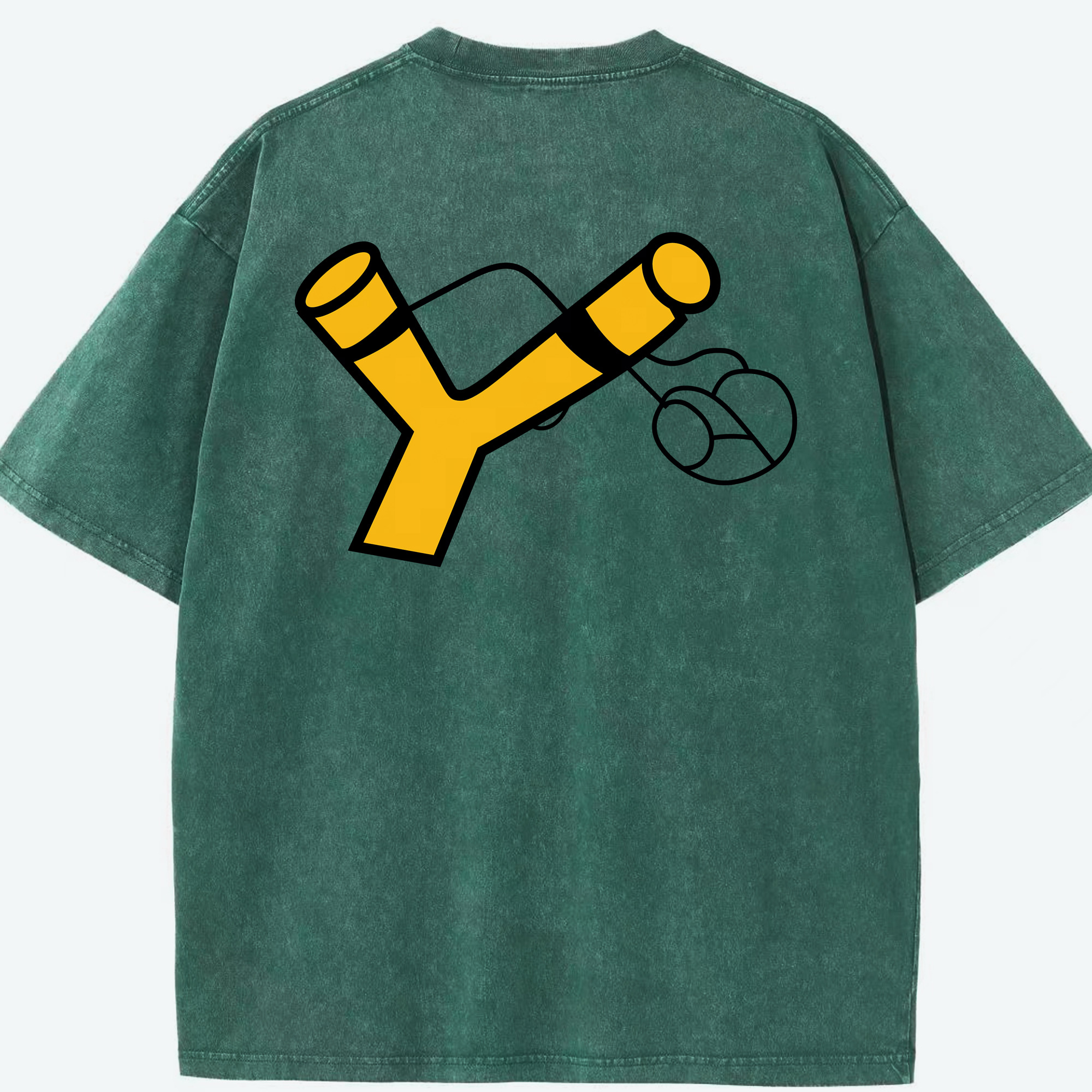 （画像用） Angry Birds アングリーバード 綿100% ヴィンテージ風 半袖Tシャツ（背面プリント）